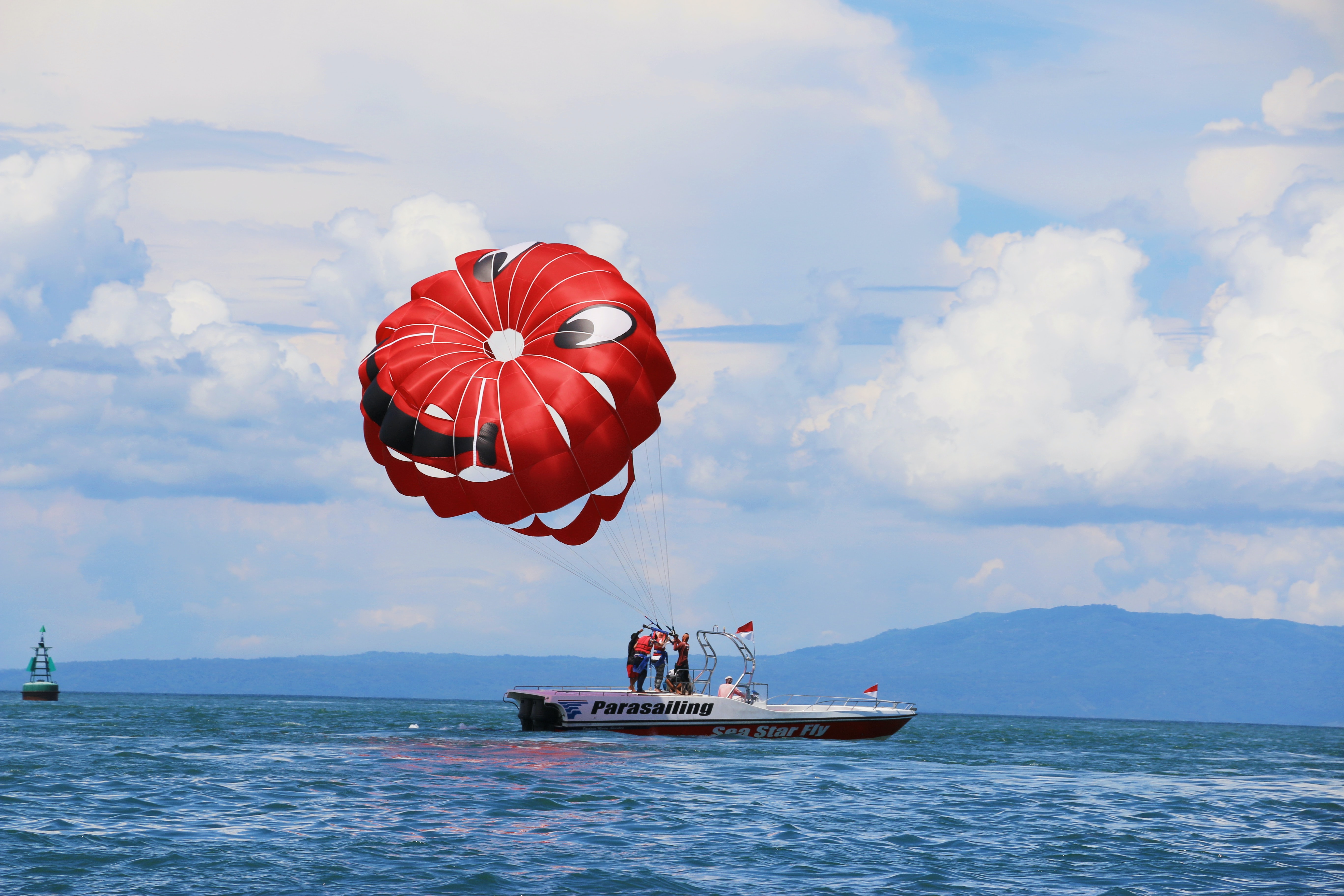 Parasailing at Coral Island