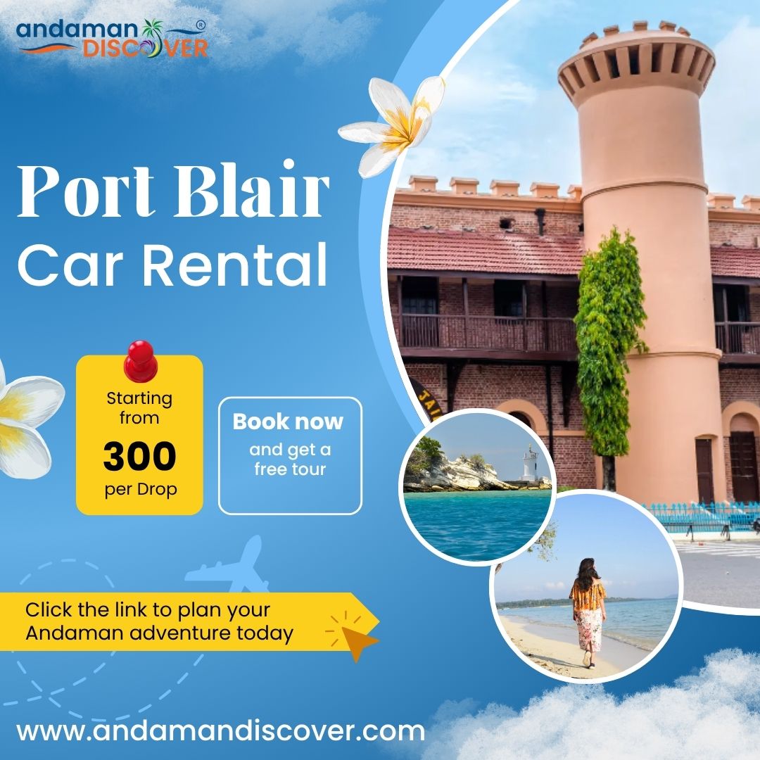 Car Rental for Mount Harriet & Chidiyatapu